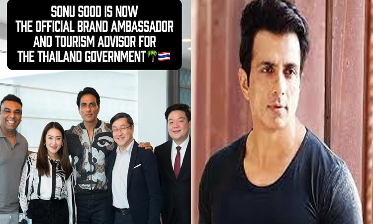 Sonu Sood appointed brand ambassador and advisor for Thailand tourism