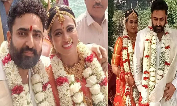 Actress Ramya Pandian married her lover