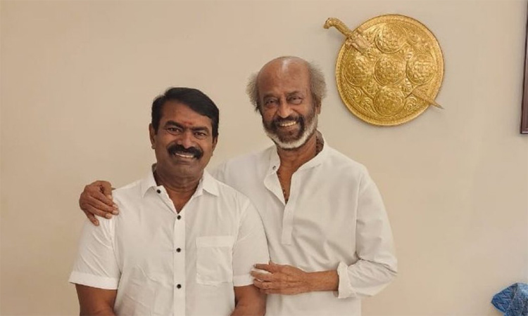 Seeman's surprise meeting with actor Rajinikanth