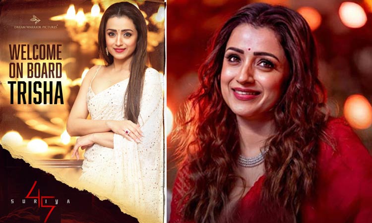 Trisha official announcement in 'Surya 45' film crew