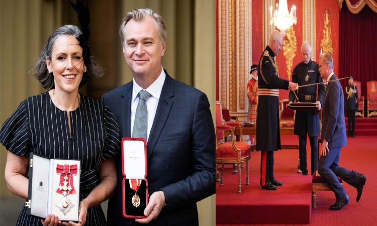 Hollywood director Christopher Nolan was honored by the King of England with the title of 'Sir'