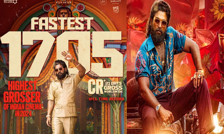 Allu Arjun's 'Pushpa 2' earns Rs 1705 crore at global box office | 1705 crores in 21 days