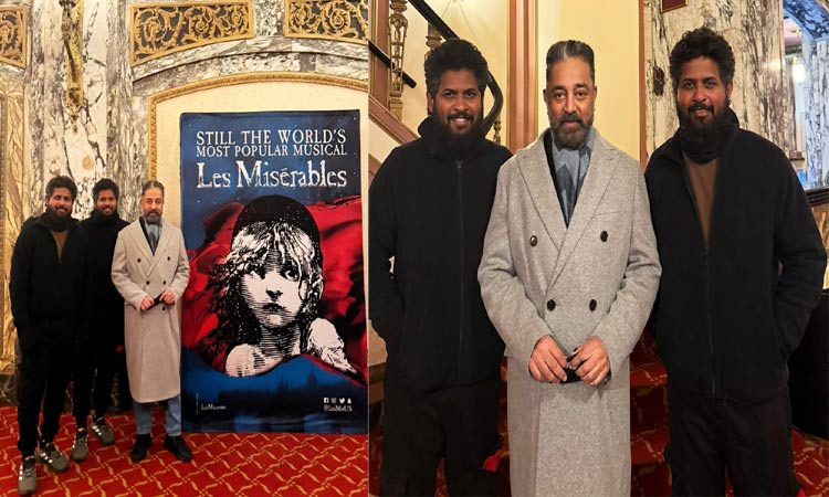 Kamal 237 : Kamal with Anparivu brothers in America