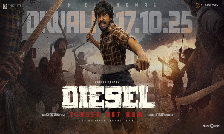 Teaser release of Harish Kalyan's "Diesel"