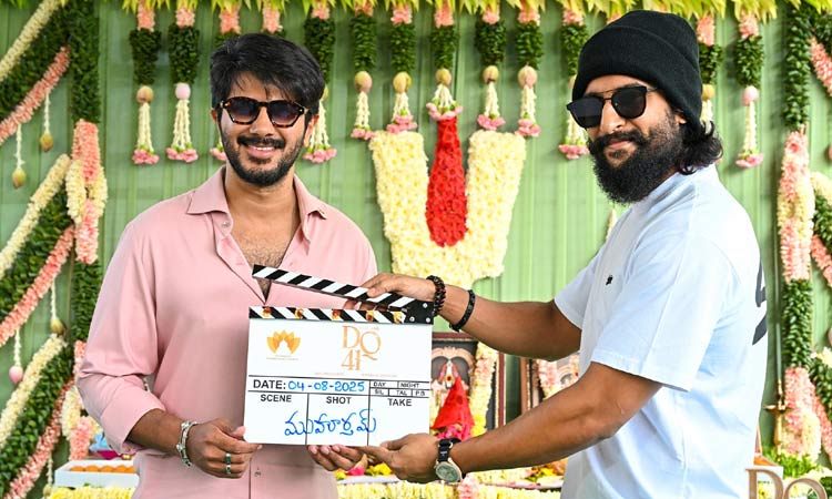 The 41st Film Pooja of Dulquer Salman