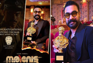 Tovino Thomas Won Septimius Award 2025 for Best Asian Actor