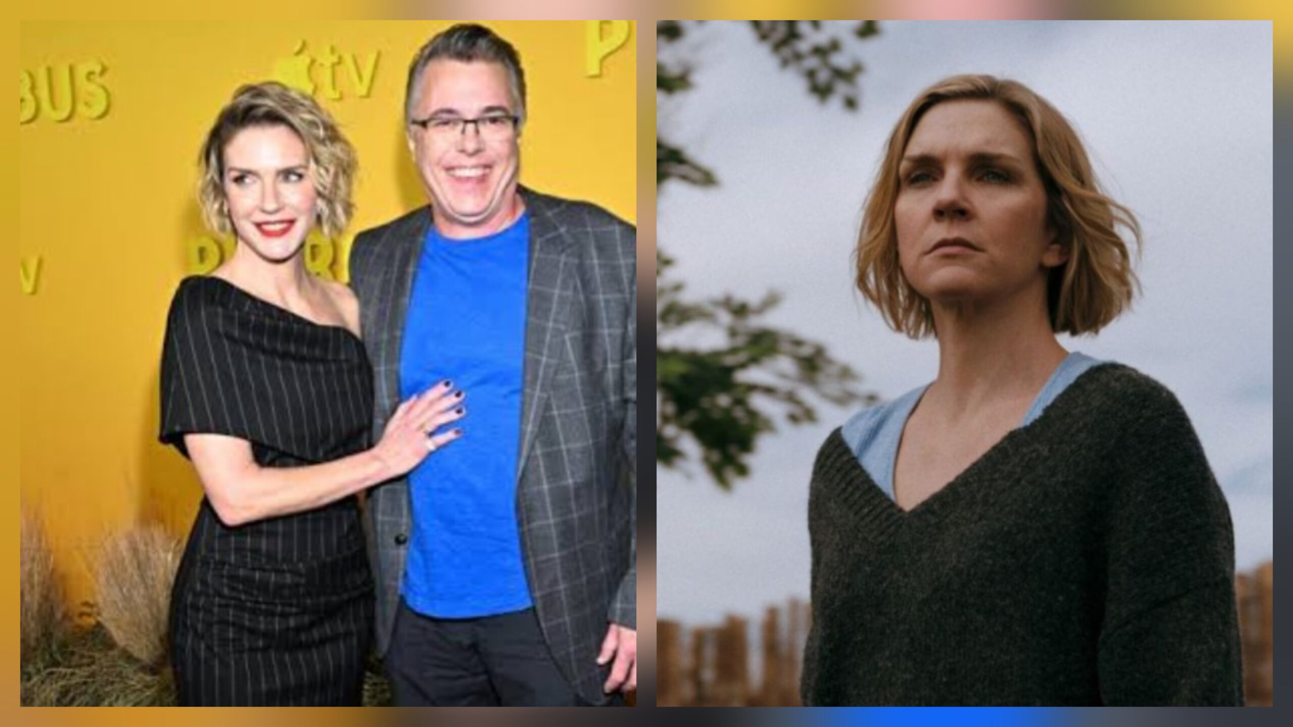 Vince Gilligan and Rhea Seehorn [source:social media]