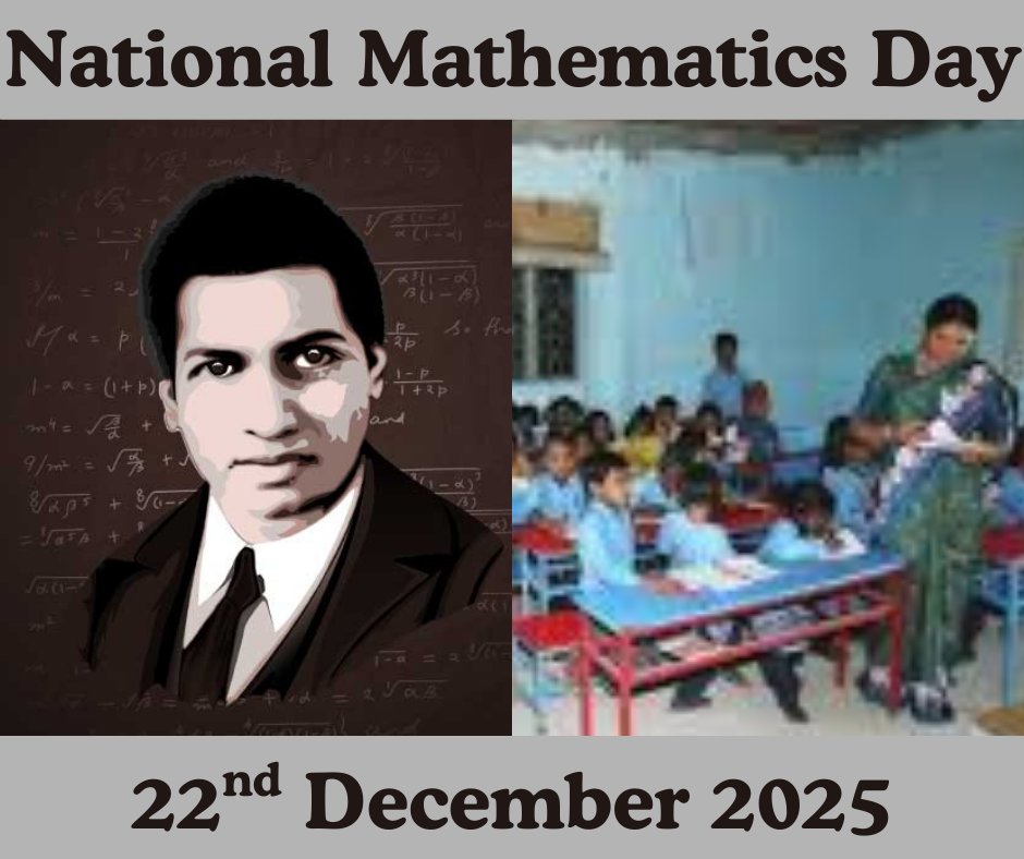 Ramanujan's journey & it's applications in contemporary India on the National Mathematics Day.
