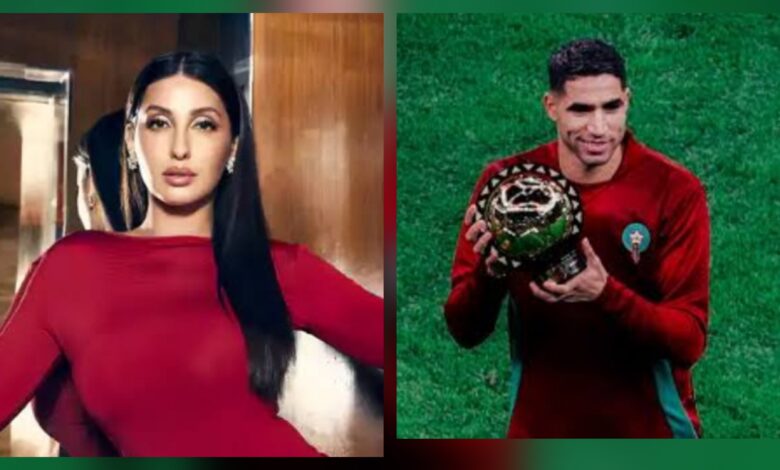 Nora fatehi and Achraf Hakimi [Source : Social Media]