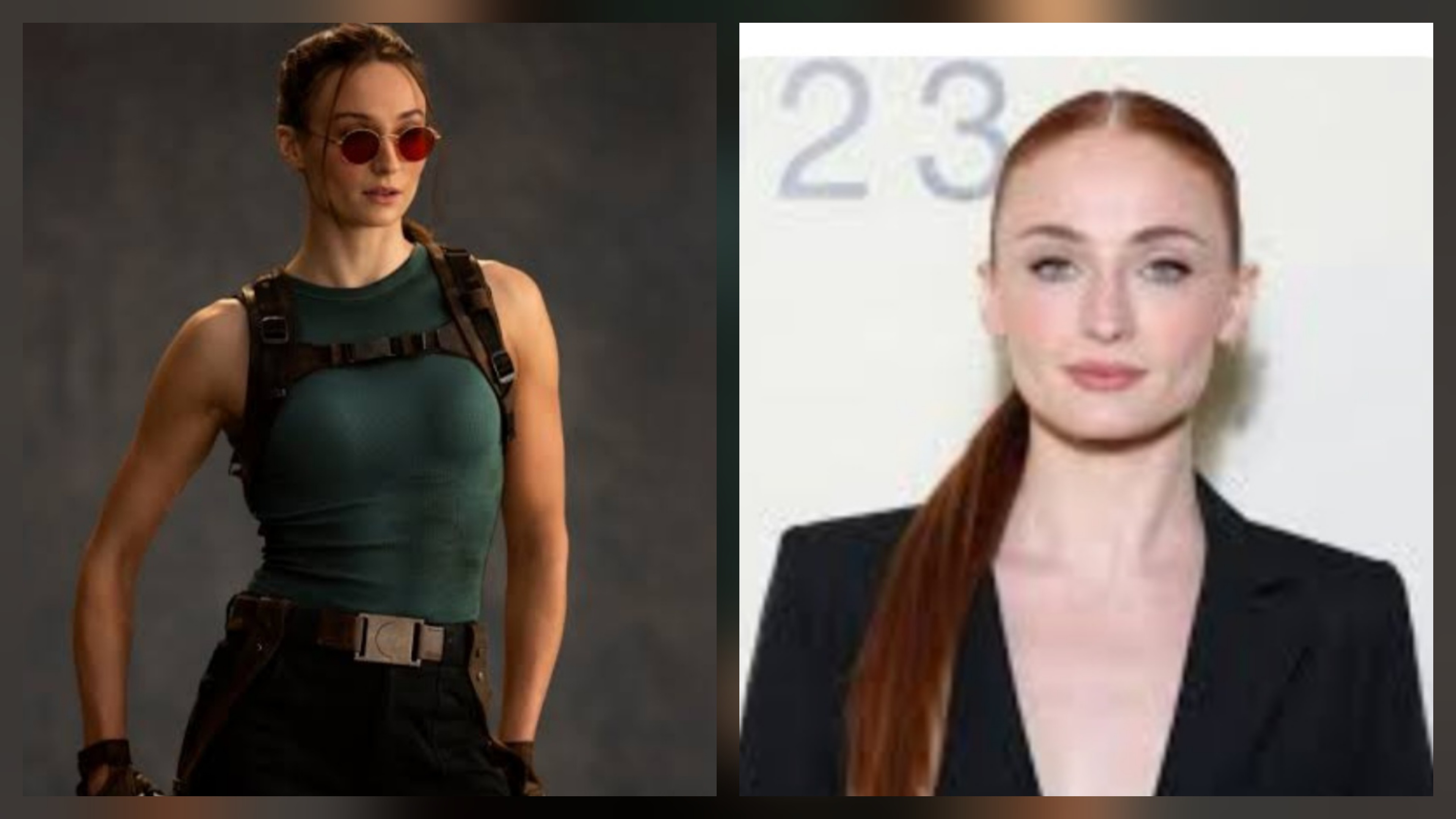 Sophie Turner becomes Lara Croft [Source : Social Media]