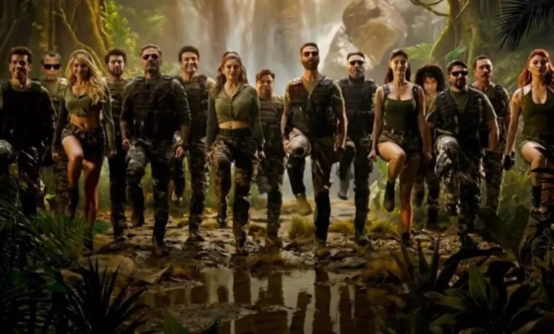 Reunion on the set of ‘Welcome to the Jungle’!